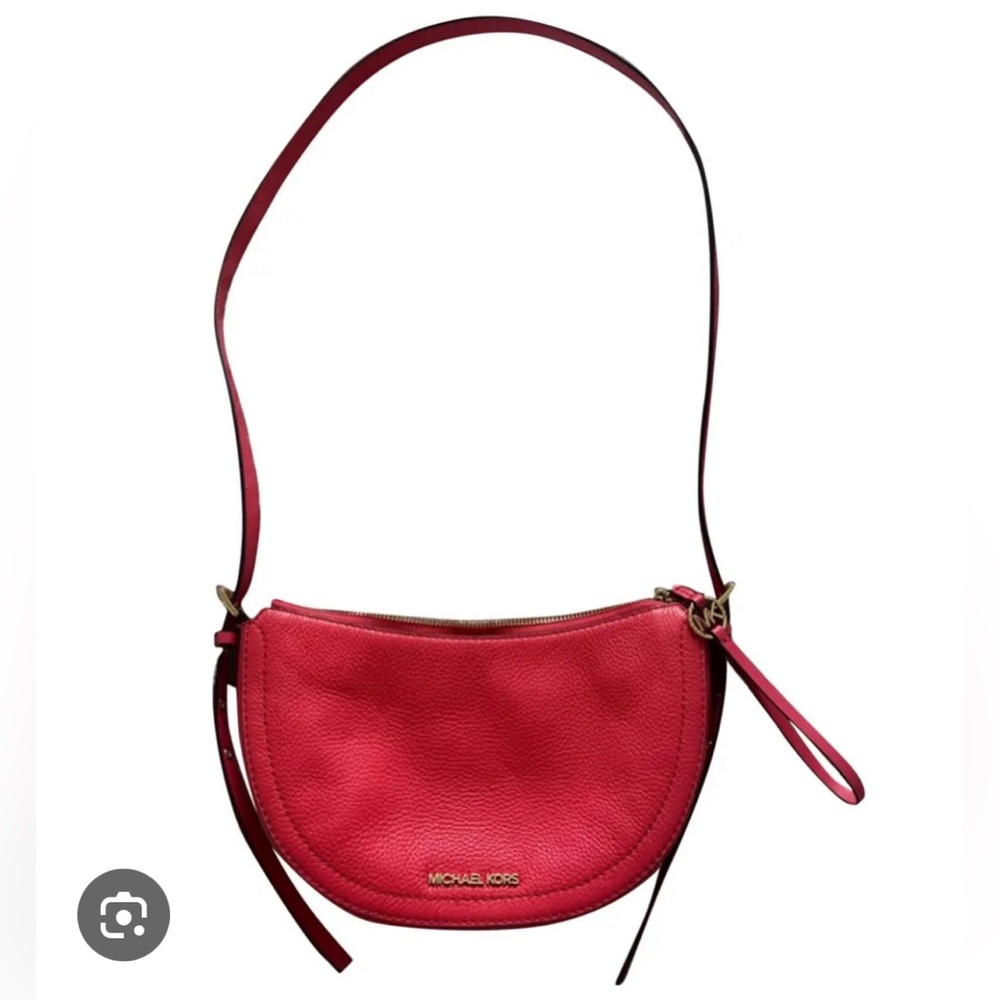 MICHAEL Michael Kors Camden Small Messenger, Berry, Gentle Used Condition!